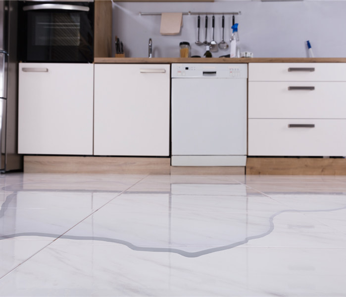 kitchen water damage