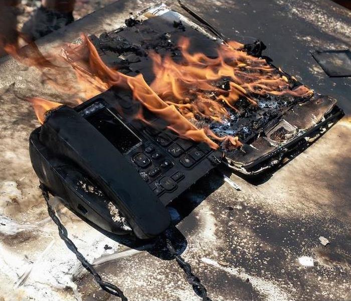 Phone on Fire